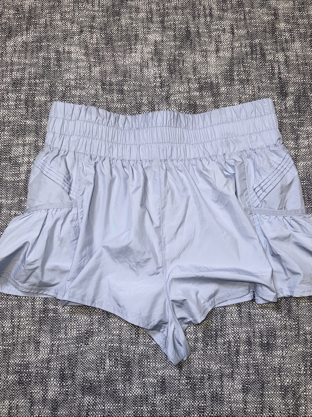 Free people movement shorts M peplum active shorts light purple - Picture 5 of 6